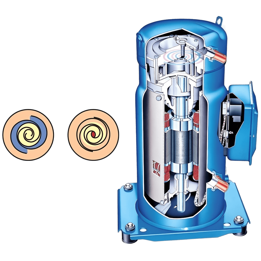 COMPRESSOR SCROLL SH295-A9ACE 380V SH295-A9ACE - SH295-A9ACE